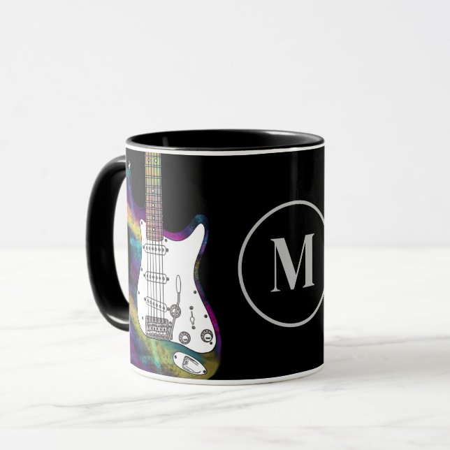 Mug Guitare personnalisée (Devant gauche)