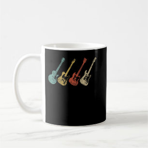 Mug Guitares électriques vintage, hommes et femmes en 