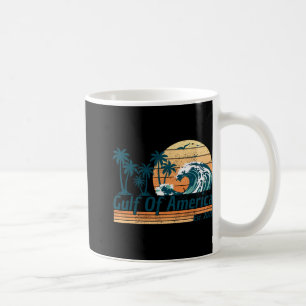 Mug Gulf Of Us America Est 2025 Retro Vintage Beach