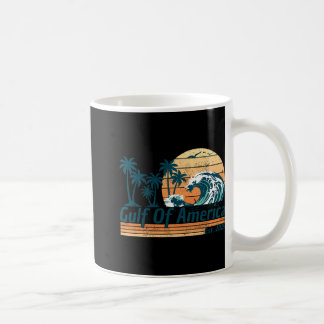 Mug Gulf Of Us America Est 2025 Retro Vintage Beach