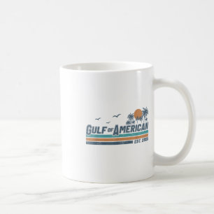 Mug Gulf Of Us America Est 2025 Retro Vintage Beach Me
