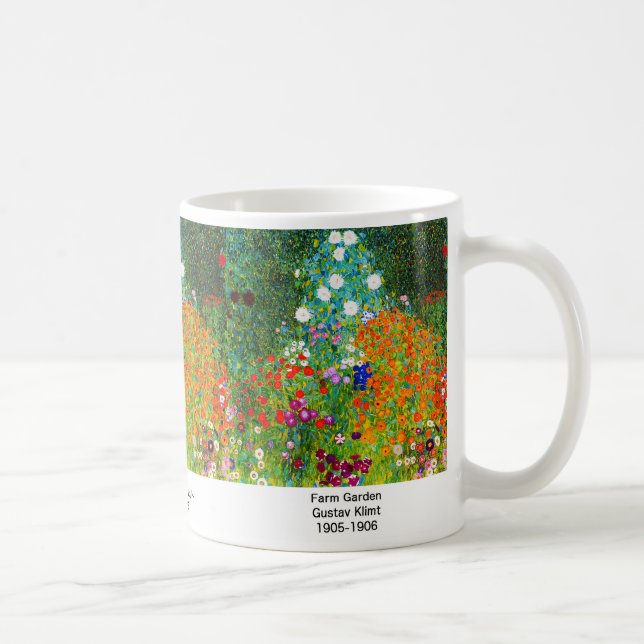 Mug Gustav Klimt , “ Farm Garden ” (Droite)