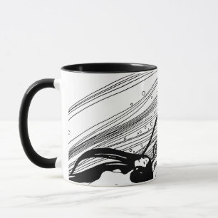 Mug Gustav Klimt - Poisson Sang Surreal Art Japonais