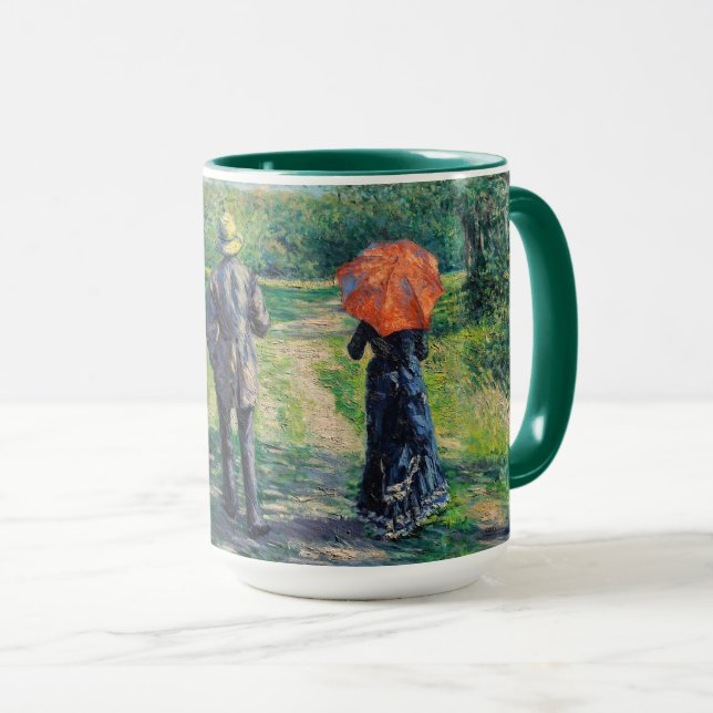 Mug Gustave Caillebotte - Le chemin vers le haut (Devant droit)