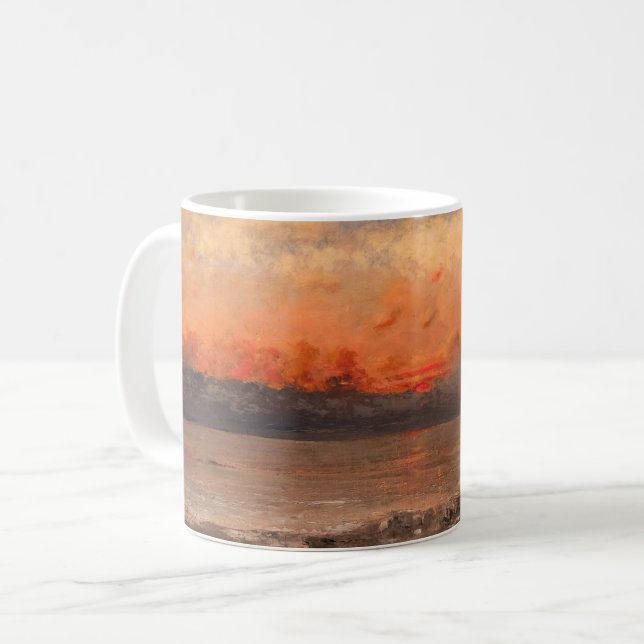 Mug Gustave Courbet - Coucher de soleil (Devant gauche)