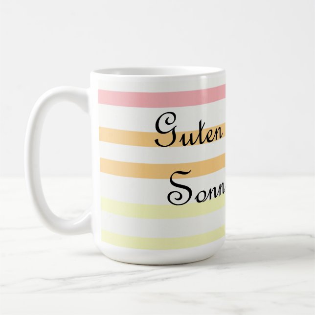 Mug Guten Morgen Sonnenschein - bonjour, soleil (Gauche)