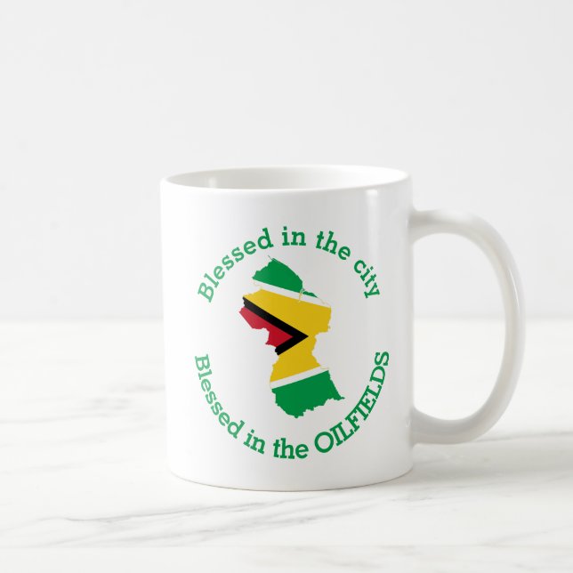Mug GUYANA Patriotique Personnalisé (Droite)