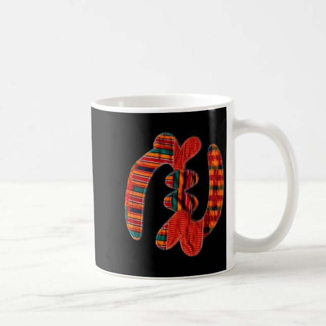 Mug Gye Nyame - African Kente Cloth Symbol Ghana  (Droite)