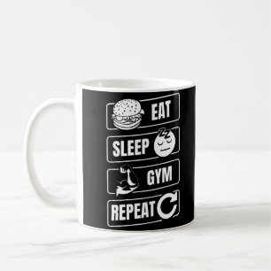 Mug Gymnase Sleep Répéter