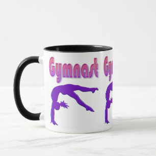 Mug Gymnaste Power Tumbling Purple Metallen
