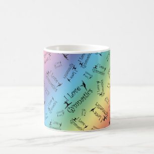 Mug Gymnastique d'amour de l'arc-en-ciel I