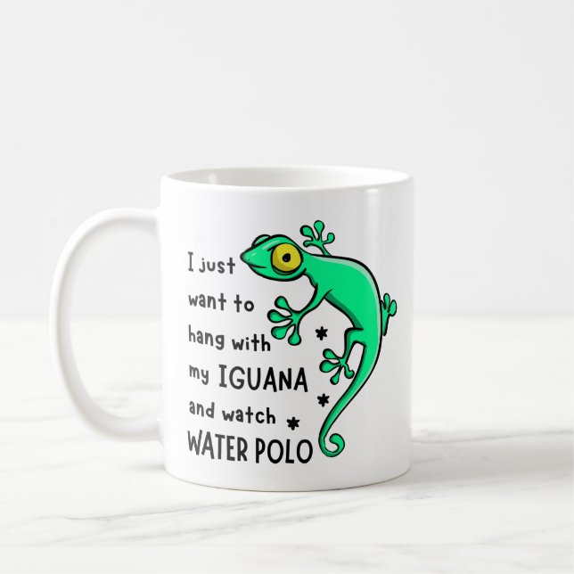 Mug H avec mon iguane et regarder le water-polo (Gauche)