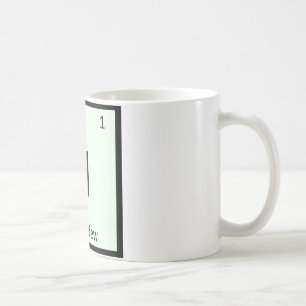 Mug H - Chimie du melon Honeydew Symbole du tableau pé