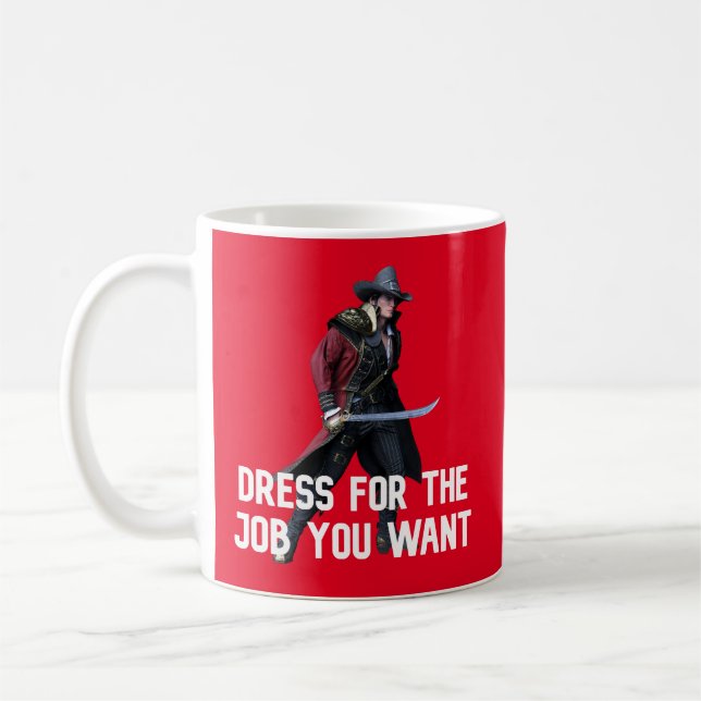 Mug Habille pour le travail que tu veux (Gauche)