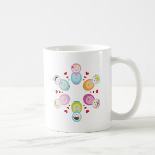 Mug HABILLEMENT : : poupées de babushka - mandala