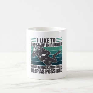 Mug Habillez-Vous En Caoutchouc Plongeur