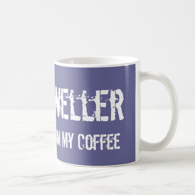 Mug Habitant de cube : Étape à partir de mon café (Droite)