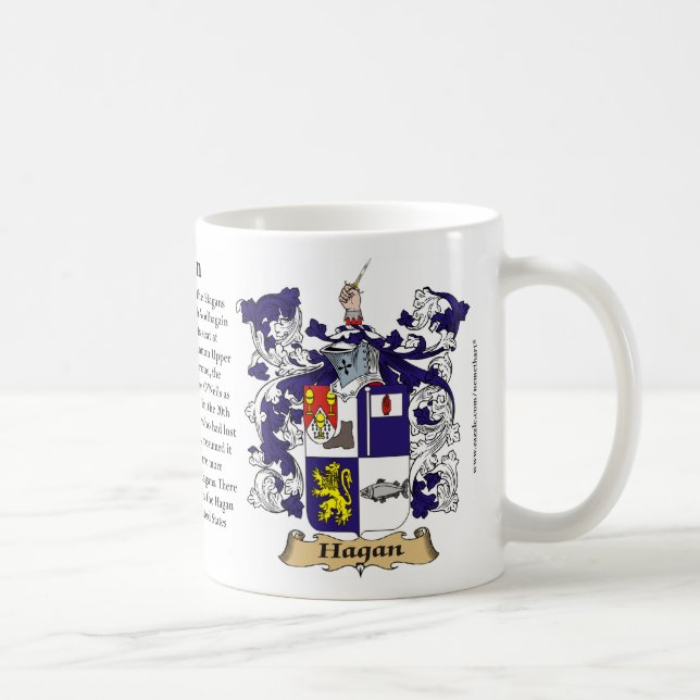Mug Hagan, l'origine, la signification et la crête (Droite)