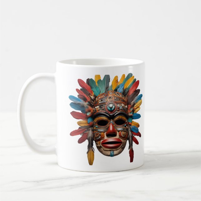 Mug Haida Kinich Ahau #102 - Haida Mayan shaman (Gauche)