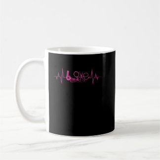 Mug Hairdresser Gift Scissors Dryer Heartbeat Hairstyl