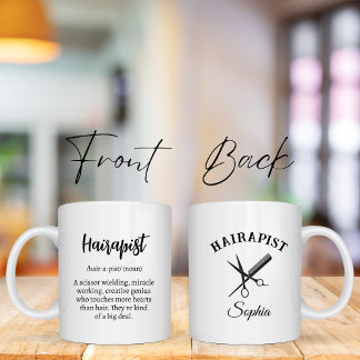 Mug Hairstyliste haïrapiste Cadeaux d'anniversaire Coi