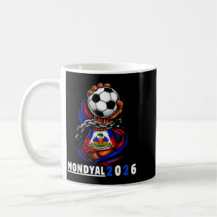 Mug Haïti 2026 Coupe du Monde de Football Fan Fierté d