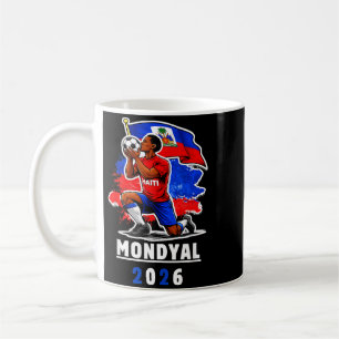 Mug Haïti Football 2026 Fan de Football Mondial Haïtie