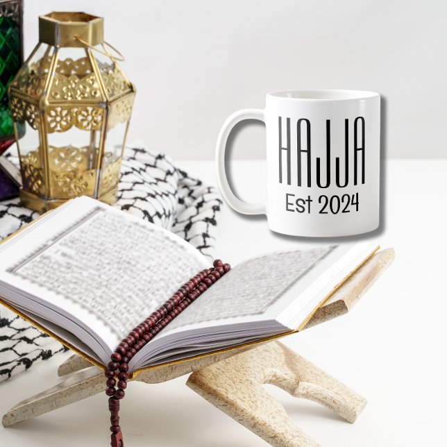 Mug Hajja Mug- Cadeau pour Hajja (Créateur téléchargé)