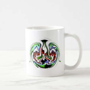 Mug Hakuna Matata avec tourbillon et dégradations Abst