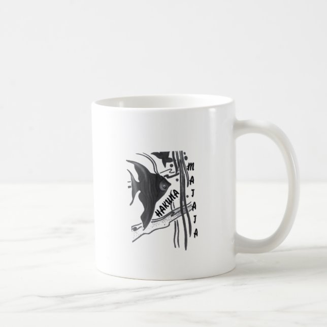 Mug Hakuna Matata Fish Art Imprimer (Droite)
