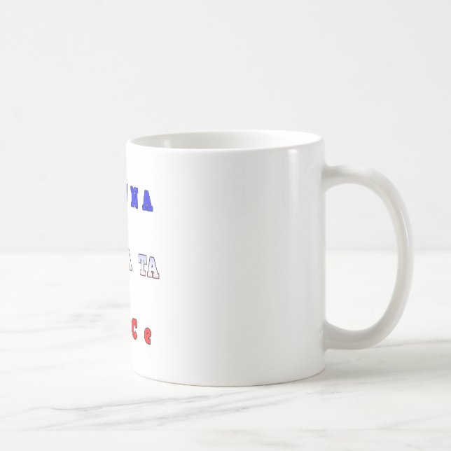Mug Hakuna Matata France Art Imprimer/Graphique (Droite)