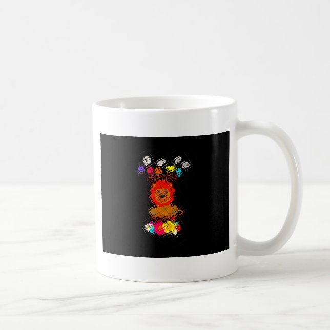 Mug Hakuna Matata mignon bébé lion roi conception (Droite)
