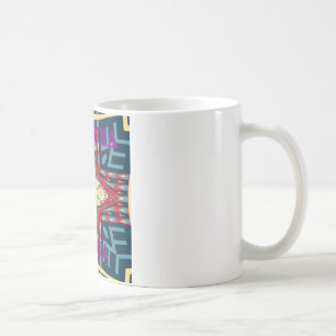 Mug Hakuna Matata Texte Hope Art Abstrait Design d'imp
