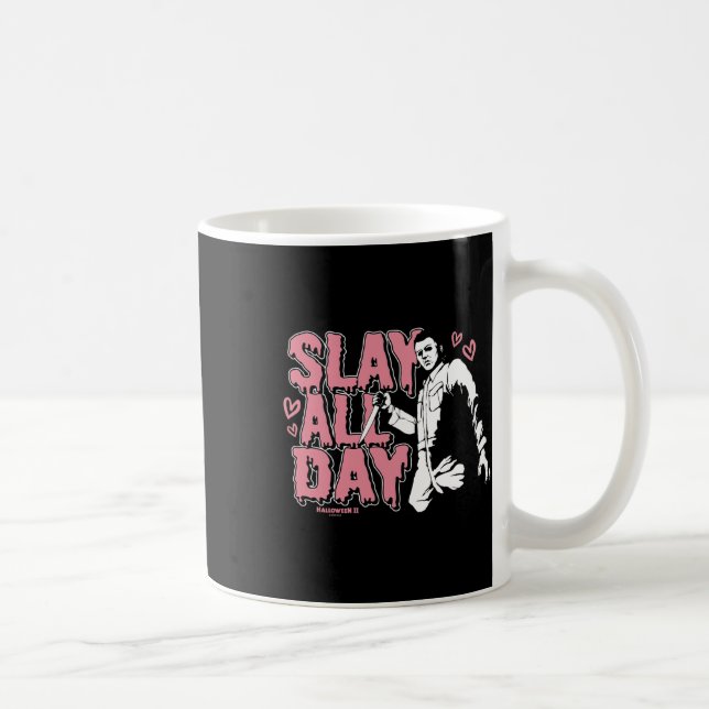 Mug Halloween 2 Saint Valentin Michael Myers Tout Slay (Droite)