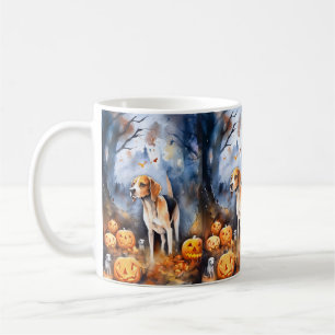 Mug Halloween Anglais Foxhound Avec Citrouille
