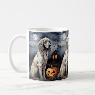 Mug Halloween Anglais Setter Avec Scentation Citrouill