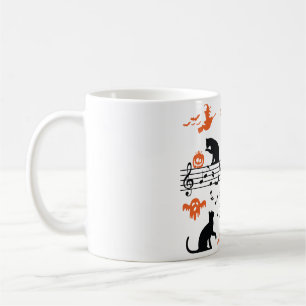 Mug Halloween Chats Éffrayants et effrayants Jouer Not