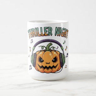Mug Halloween Citrouille de nuit Thriller