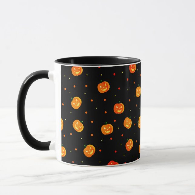 Mug Halloween Citrouilles de peur Jack-o'-Lantern Moti (Gauche)