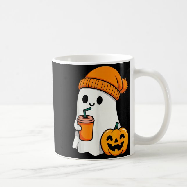 Mug Halloween Costume Ghost Drinking Pumpkin Men Women (Droite)