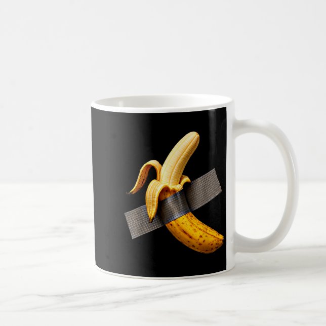 Mug Halloween Costume Peeled Banana Funny Duct Tape Ba (Droite)