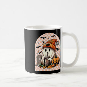 Mug Halloween Cute Ghost Boire le Citrouille de café c
