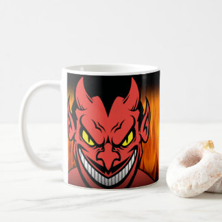 Mug Halloween Diable Personnalisé Café Mug, Coupe