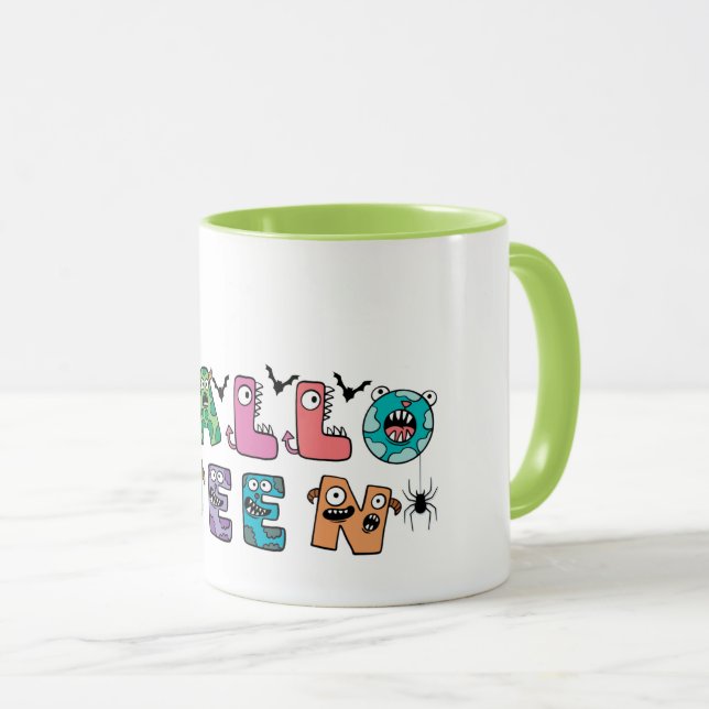 Mug Halloween drôle (Devant droit)