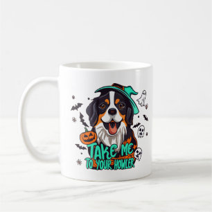 Mug Halloween éffrayant Bernese : Emmenez-moi à votre