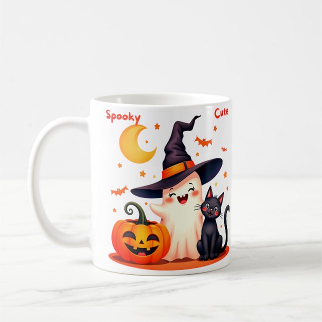 Mug Halloween éffrayant Cute (Gauche)