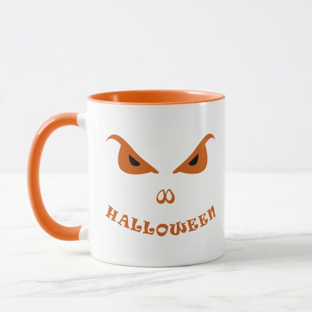 Mug Halloween éffrayant effrayant visage (Gauche)