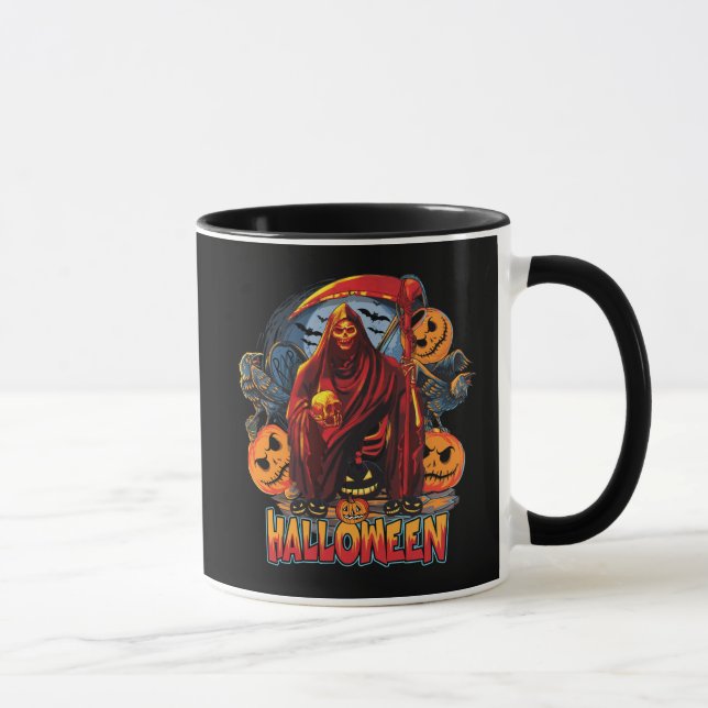 Mug Halloween Evil skeleton (Droite)