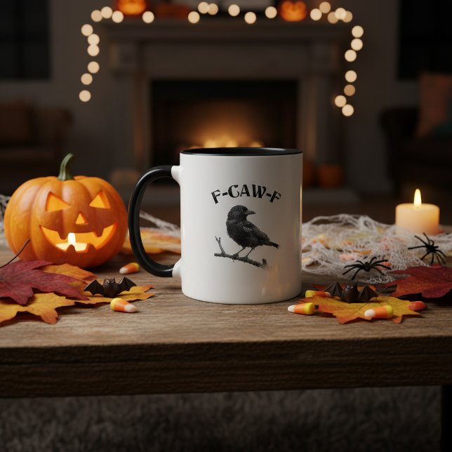 Mug Halloween F-CAW-F du Corbeau (Créateur téléchargé)