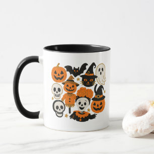 Mug Halloween Fantaisiste Pailleté